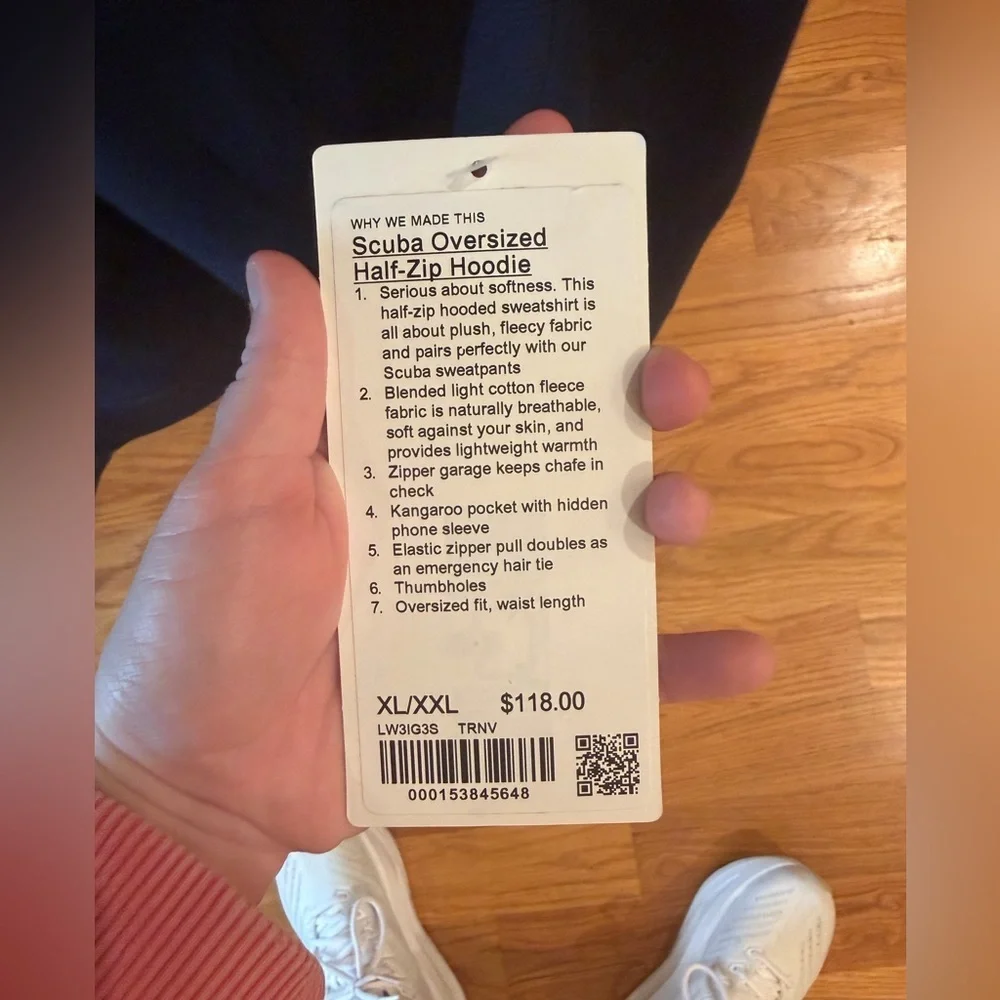 lululemon scuba halfzip hoodie